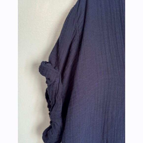 Xirena Women’s Avery Top Chelsea Gauze Sz Medium North Star Blue Nautical Casual - Picture 5 of 9